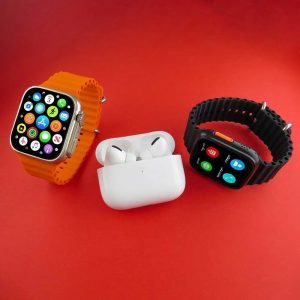 ساعت هوشمند ورنا مدل W49 Ultra with airpod pro به همراه هدفون بلوتوثی