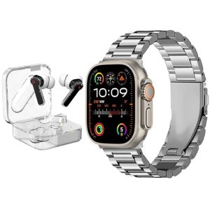 ساعت هوشمند ونتوس مدل PRO ULTRA 2 به همراه هدفون بلوتوثی