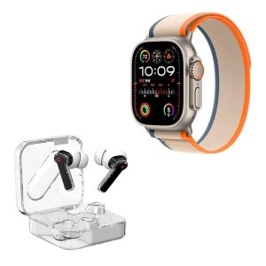 ساعت هوشمند ونتوس مدل PRO ULTRA 2 به همراه هدفون بلوتوثی