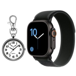 ساعت هوشمند 2.02 اینچی ویکتوری مدل WATCH 9 ULTRA 2 با بند پارچه ای