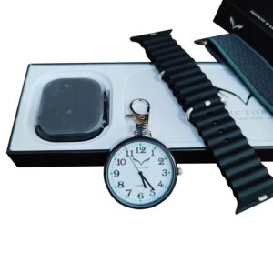 ساعت هوشمند 2.02 اینچی ویکتوری مدل WATCH 9 ULTRA 2 با بند پارچه ای